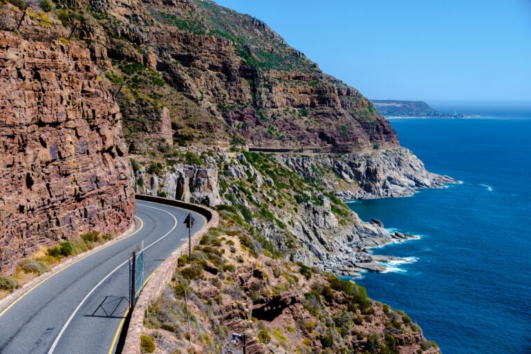 Chapman's Peak Drive on the Cape Peninsula near Cape Town in South Africa