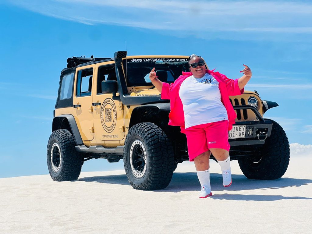Atlantis Dunes Jeep Off-Road Tour Woman