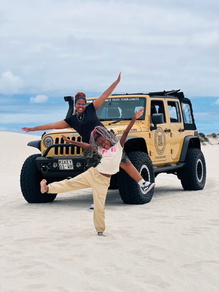 Family fun on a 4X4 off-road Dunes Experience